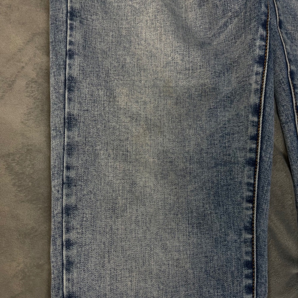Born Fly Jeans Men's Size 32 x 31 Graphic Patch Slim Straight Denim - Picture 9 of 10